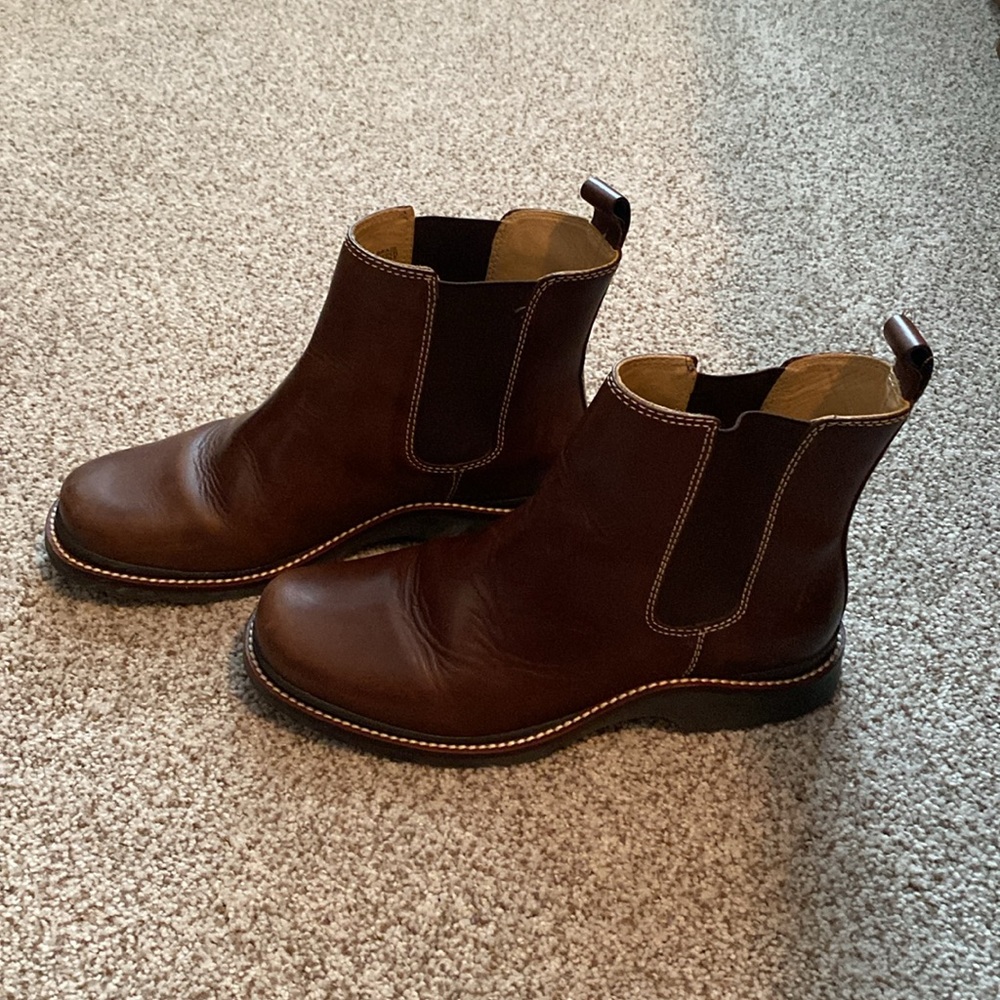 L.L. Bean Leather Ankle Boots - Picture 2 of 9
